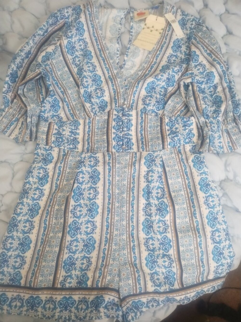Farm Rio for Anthropolgie Evie Romper - Picture 5 of 10